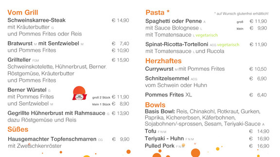 Grill, Pasta, Snacks und Desserts Grill, Pasta, Snacks und Desserts